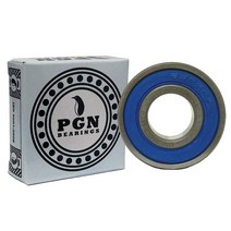 PGN (2팩) 6202-2RS 베어링 - 윤활 크롬 스틸 밀봉 볼 베어링 - 15x35x11mm 베어링 고무 씰 및 높은 RPM 지원