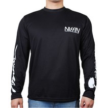 NISSIN 빅로고 져지 긴팔 라운드 셔츠 낚시셔츠 단체복 사이즈 M L LL 3L