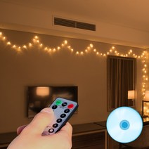 어반 LED 크리스마스장식전구 유리부착세트, 버블100구 (USB+리모컨) 유리부착세트