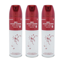 대웅생명과학 모기사냥꾼 레드에어졸 수성 무향 살충제 모기약, 500ml x 3개
