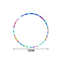 훌라후프 옆구리살빼는운동 아랫배빼는운동 뱃살운동기구LED 다채로운 서클 스포츠 후프 느슨한 무게 홈 실, 02 Black