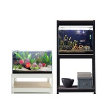 스피드랙 어항선반 W1000, 1000x400, 900x3단, 블랙