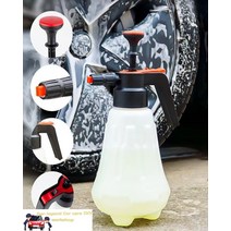 폼랜스 세차샴푸 2 핸드 펌프 2 노즐 세차 자동차 창 청소