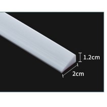 잘라서쓰는 로봇청소기 문턱 경사대 받침 문턱 제거 도어 경사판 길이, 50cm 길이 1.2cm 높이 2cm 폭