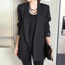 요나걸 여성 재킷 아우터 자켓 정장 오피스 슬림 핏 더블브레스트 패션 봄 가을 스타일 여자정장자켓