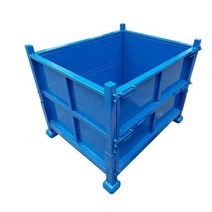 철제 상자 보관함 적재함 수납함 중량물 짐 케리어, 블루 1000x800x800