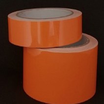 야광 테이프 시트 야간 폭 20mm 오렌지색 형광 축광