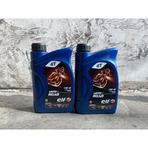 엘프 모토 로드 10w40 4T 바이크 오토바이 레이싱 elf 50% 합성오일, 1개