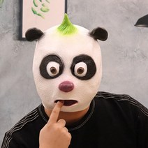 동물 가면 마스크 전체 얼굴 녹색 머리 물고기 헤드 기어 팬더 원숭이 여우 유니콘 고릴라 재미 있은 COS 모래 조각 잘 생긴, 15 9