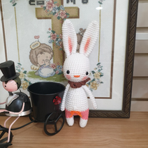 baby bunny/귀가큰아기토끼/diy패키지/코바늘인형/애착인형