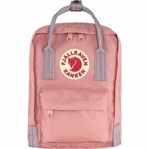Fjallraven 칸켄 미니 클래식 에브리데이 백팩 콘, Pink/Long Stripes