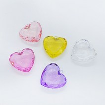 크리스탈 컷팅 하트 비즈 재료 키링만들기 동대문 부자재 상가 폰스트랩 열쇠고리 가방고리