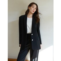 여성정장자켓 DUSHU-전문가용 센스 통근 스타일 플립 칼라 정장 재킷 여성용 봄 신상품 루즈한 오피스 레이디 블레이저
