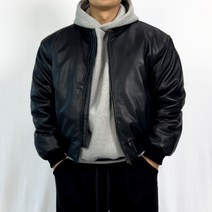 PACIENCIA 와이드숄더 Fake Leather 패딩 자켓 상품 사진