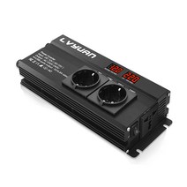 유사계단파 인버터 12V 24V 220V 차량용 캠핑용 차박 캠핑 자동차 인버터 1200W 2000W 녹원LVYUAN, 1200W~2000W (2콘센트), 1개