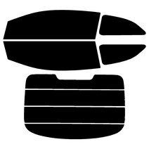 로톰 K3 측후면 썬팅필름 DIY 셀프 열차단 썬팅지, K3 쿱 (13-17), RTF-7S 25 (연함), 기아