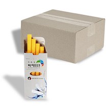 바이오 초크 노랑색 1박스50갑입 물크레용칠판 물분필 물크레용 워터초크 극세사지우개, 본상품선택, 본상품선택