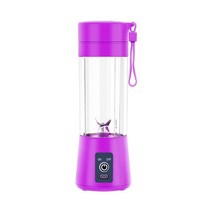 베이킹 푸드프로세서 야채다지기 블랜더 곡물분쇄기 휴대용 블렌더 usb 무선 믹서 전기, 자주색