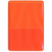 StoreSMART - 블랙 백 자동차 ID 카드 홀더 싱글 팩 RFS20-BL1, Orange