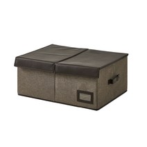 한샘 헤이즐 수납함 칸막이형 0231011, 브라운