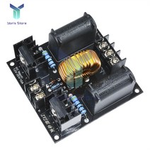 DC 12-30V ZVS 저전압 유도 가열 보드 테슬라 코일 플라이 백 드라이버 Arduino 용 30mm 대형 방열판 모듈, 한개옵션0