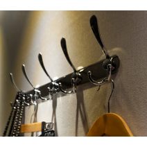 드레스룸 피티룸 옷걸이 행거 별걸이, 모던실버