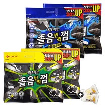 롯데 졸음껌(리필) 2봉+울트라파워(리필) 2봉(+밀크츄 2개포함), 4봉