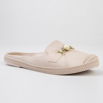 슈벅 젤리 뮬 진주 블로퍼 주름 플랫 여성 여자 방수 슬리퍼 샌들 2cm