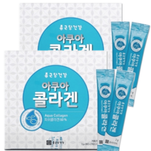 종근당건강 아쿠아 콜라겐먹는콜라겐 저분자어린콜라겐 콜라겐성분, 종근당건강 아쿠아콜라겐 2박스, 2개