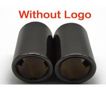 zd 2pcs audi a3 a4 b8 a6 c6 a5 q5 q7 q3 a1 a8 자동차 배기 팁 머플러 파이프 스테인레스 스틸 커버 액세서리, 검은 색, A4 B8 Q5
