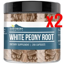 어스본 작약추출물 White Peony Root 760mg 200캡슐 2개