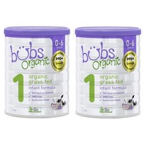 Bubs 법스 그래스 페드 분유 (0-6개월) 800g 2개