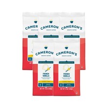 카메론커피 프렌치 바닐라 그라운드 커피 10 oz Camerons Coffee French Vanilla Ground Coffee Light Roast, 5팩