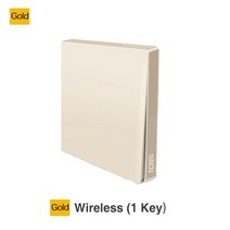 Aqara-스마트 벽 스위치 골드 버전 지그비 제로 라인 파이어 와이어 라이트 원격 제어 무선 키 황금 Mi home, 01 wireless 1 key