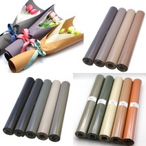 양면 칼라크라프트지롤 80g x 20M(18color) - 도톰한 종이포장지 컬러크래프트지꽃포장 꽃포장지도매 두꺼운포장지, 16.오렌지