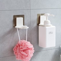 접착식 샴푸걸이(2개) 공중부양홀더 샴푸디스펜서 손소독제걸이, 2개