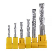 앤드밀 엔드밀 1Pcs UP & DOWN 컷 CNC 라우터 압축 목재 엔드 밀 커터 비트 용 2개의 플루트 나선형 카바이드 공구 154143, 8x35x70L