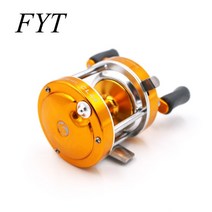 새로운 MingYang CL40 트 캐스팅 낚시 릴 310g 5.2:1 소형 루어용 왼쪽/오른손 원심 브레이크, 금색, 왼손, 1.Gold 색상  왼쪽