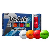 볼빅 신형 CRYSTAL 크리스탈 트리플트랙 골프공 3피스 12P 1개