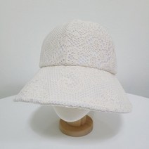 A 레이스 육각 벙거지 SS 봄 여름 모자 2color 여행 나들이 꽃구경 휴가 여성 멋내기 깔끔한