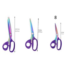 재단사가위 공예 원예 다용도 도금 의류 꽃 실절단 원단 커팅 커터기 시저스, 8인치 가위