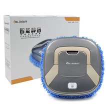 무선 물걸레 로봇청소기 건습양용 /자외선살균 / 저소음 / USB 충전식 / 2400mAh 배터리, 골드, 없음
