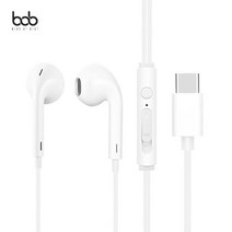 bob C타입 컬러 이어폰 UERC-001 Type-C샤오미 화웨이 92379EA, C타입이어폰(UERC001)_블랙(노트10호환X)