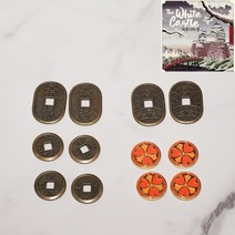 백로성 보드게임 메탈코인 업그레이드 토큰, 1세트