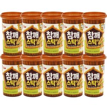 청우식품 참깨스틱 과자, 85g, 10개