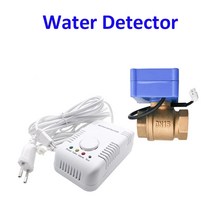 누수탐지 차단 밸브 DN15(1/2 ") 및 스마트 홈용 1pc 물 센서 누수 감지기 fugas de agua vazamento, 한개옵션0