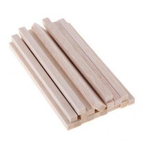 GHSHOP 2x 정사각형 나무 기둥 정사각형 미완성 나무 기둥 공예품 DIY 프로젝트(발사 나무 선택할 수 있는 5가지