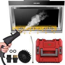 업소용 스팀 청소기 2000W 휴대용 스팀 청소기 고온 가압 증기선 주방 욕실 자동차 세탁기, 01 1500W_02 EU, 01 1500W_02 EU