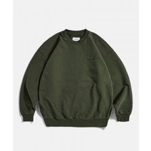 에스피오나지 St안다르d Logo Heavy Weight Sweat Shirt Moss Green
