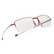 OJBK 8009 초경량 메모리 티타늄 블루레이 돋보기 지능형 줌, 빨간색, 1